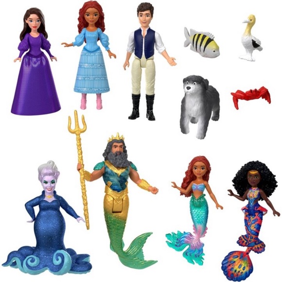 Disney Other - Disney The Little Mermaid Land & Sea Ariel Ultimate Story Set - NWT